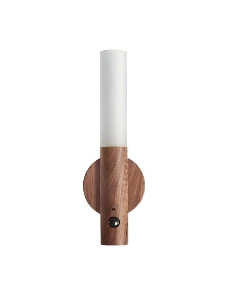 APLIQUE PARED MAGNETICO USB SENSOR MOV 6500K MADERA