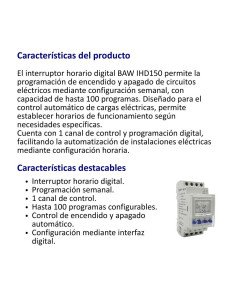 INTERR.HOR. DIG. BAW SEM/C/RES (IHD3YB) 40 PROG. 2