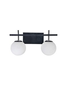 APLIQUE FIORE 2 LUZ GU10 NEGRO CANDIL