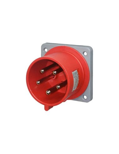 BASE INDUSTRIAL STECK EMB MACHO 32A IP44 3P+N+T...