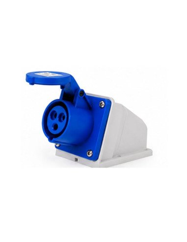 BASE INDUSTRIAL STECK EXT HEMBRA 16A IP44 2P+T...