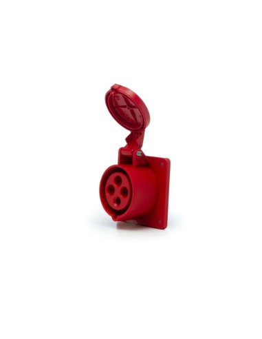 BASE INDUSTRIAL SICA EMB HEMBRA 16A IP44 3P+T ROJO