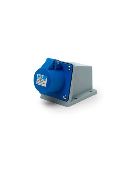 BASE INDUSTRIAL SICA EXT HEMBRA 16A IP44 2P+T AZUL