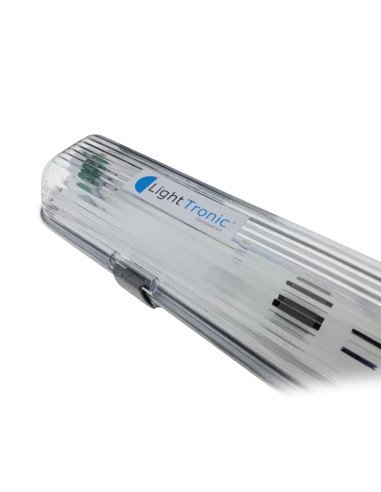 PLAFON ESTANCO GENERICO PARA DOS TUBOS LED 2X18...