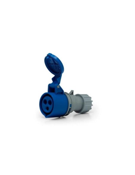 FICHA IND.SICA HEMBRA 16A IP44 2P+T  ZUL 220V