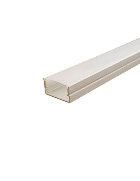 PERFIL PARA TIRA LED ALUMINIO APLICAR 2M SIN ACCESORIOS