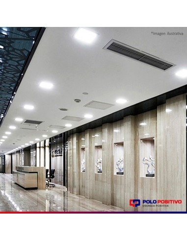 PANEL DE EMBUTIR LED CUADRADO BLANCO 12W 6000K...