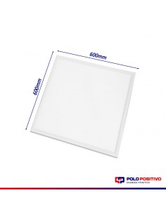 PANEL DE EMBUTIR LED CUADRADO BLANCO 45W CALIDO 3000K 60X60C 2