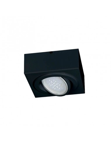 PLAFON LAGUNA 1 LUZ AR111 NEGRO