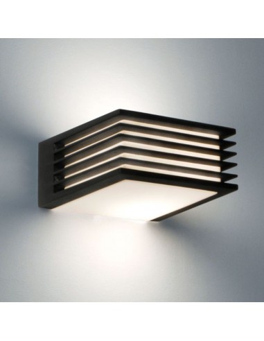 APLIQUE DIFUSOR POLIPROPILENO E27 NEGRO