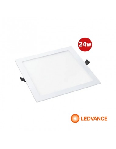 PLAFON EMBUTIR LEDVANCE INSERT CUADRADO 24W LUZ CALIDA 830