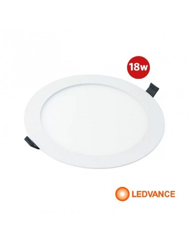 PLAFON EMBUTIR LEDVANCE INSERT REDONDO 18W LUZ FRIA 865