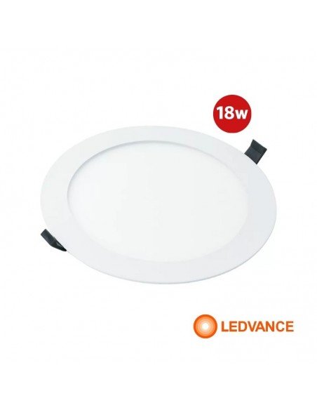 PLAFON EMBUTIR LEDVANCE INSERT REDONDO 18W LUZ FRIA 865