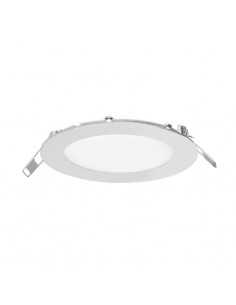 PANEL DE EMBUTIR LED REDONDO BLANCO 6W FRIO 6000K 12CM