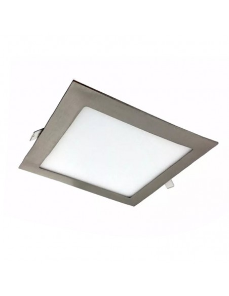 PANEL DE EMBUTIR LED CUADRADO PLATIL 24W CALIDO 3000K 30X30