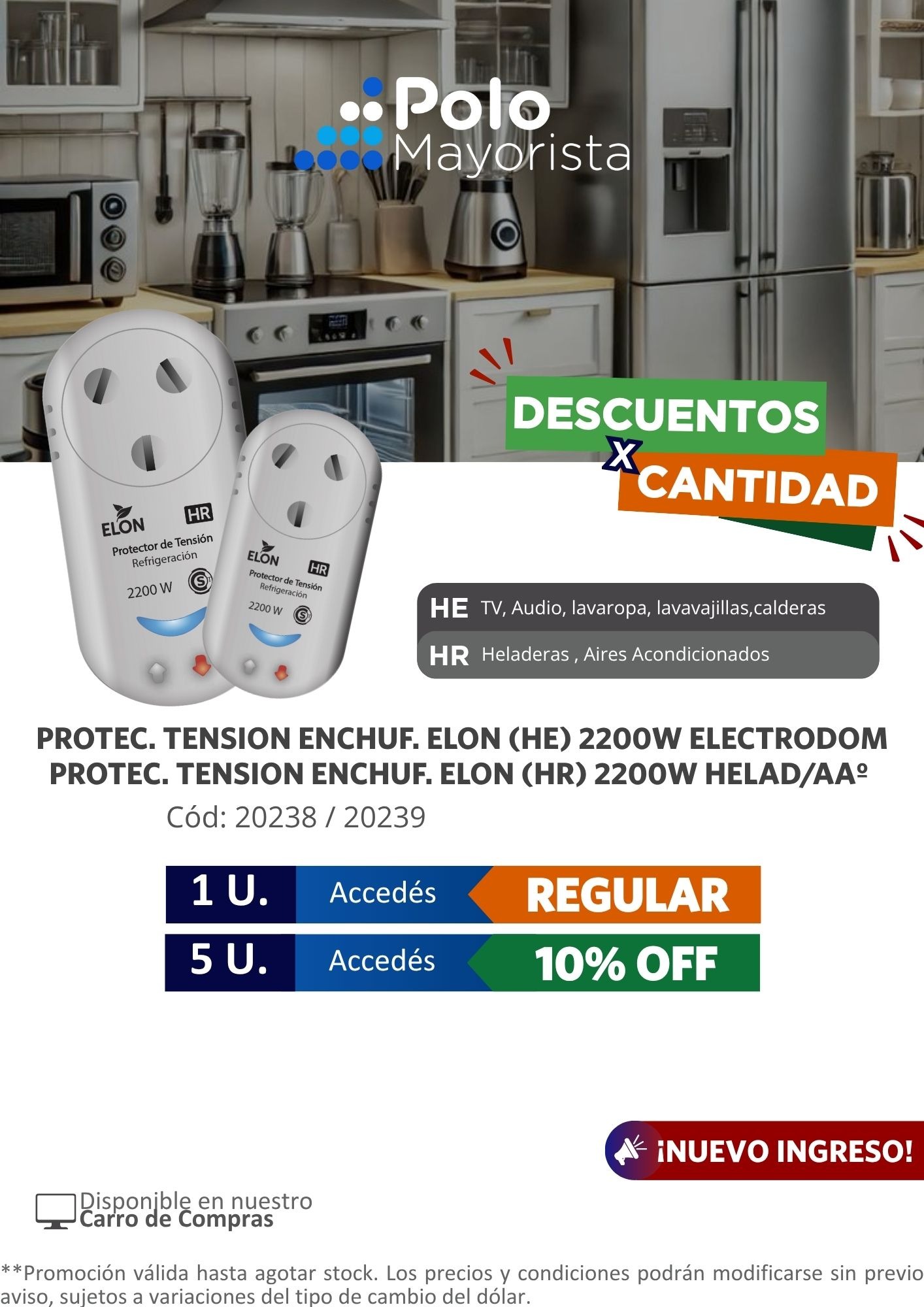 Protectores de Tensión Elon